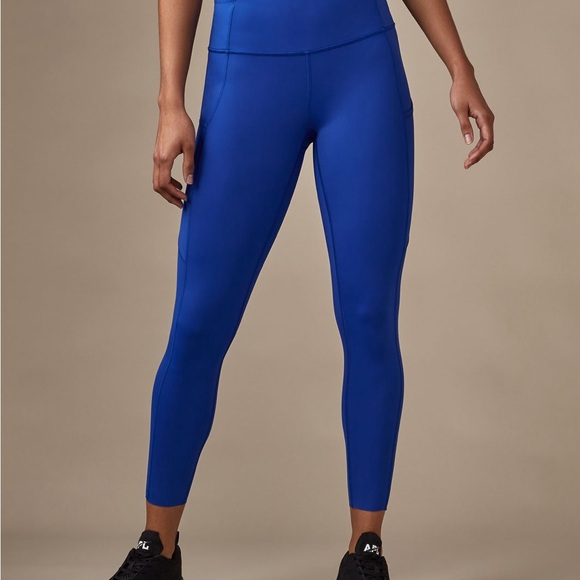 Lululemon Athletica Fast & Free 7/8 Tight (Nulux 25") Jet Stream Blue - Picture 2 of 8